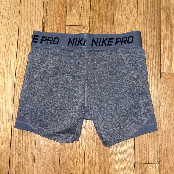 Gray Nike Pro Shorts - Picture 2 of 2
